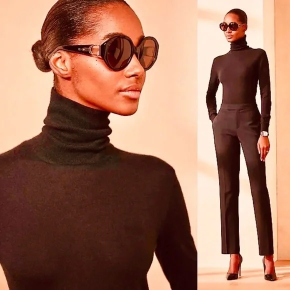 Ralph Lauren BLACK LABEL Cashmere Turtleneck Sweater - Picture 8 of 13
